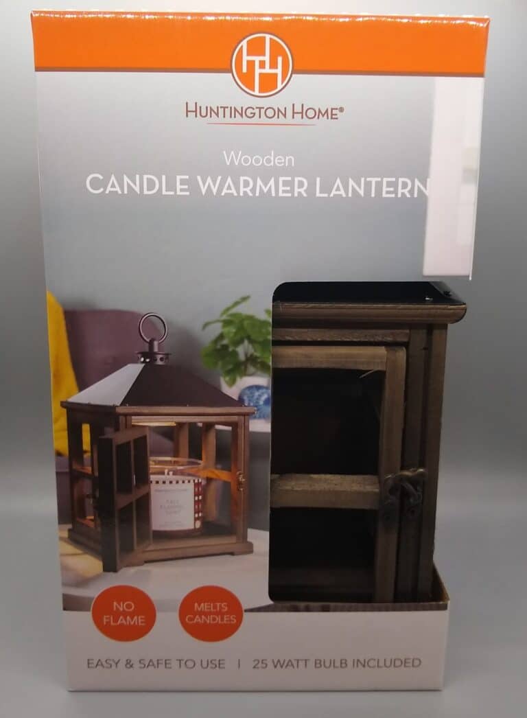 The Huntington Home Wooden Candle Warmer Lantern