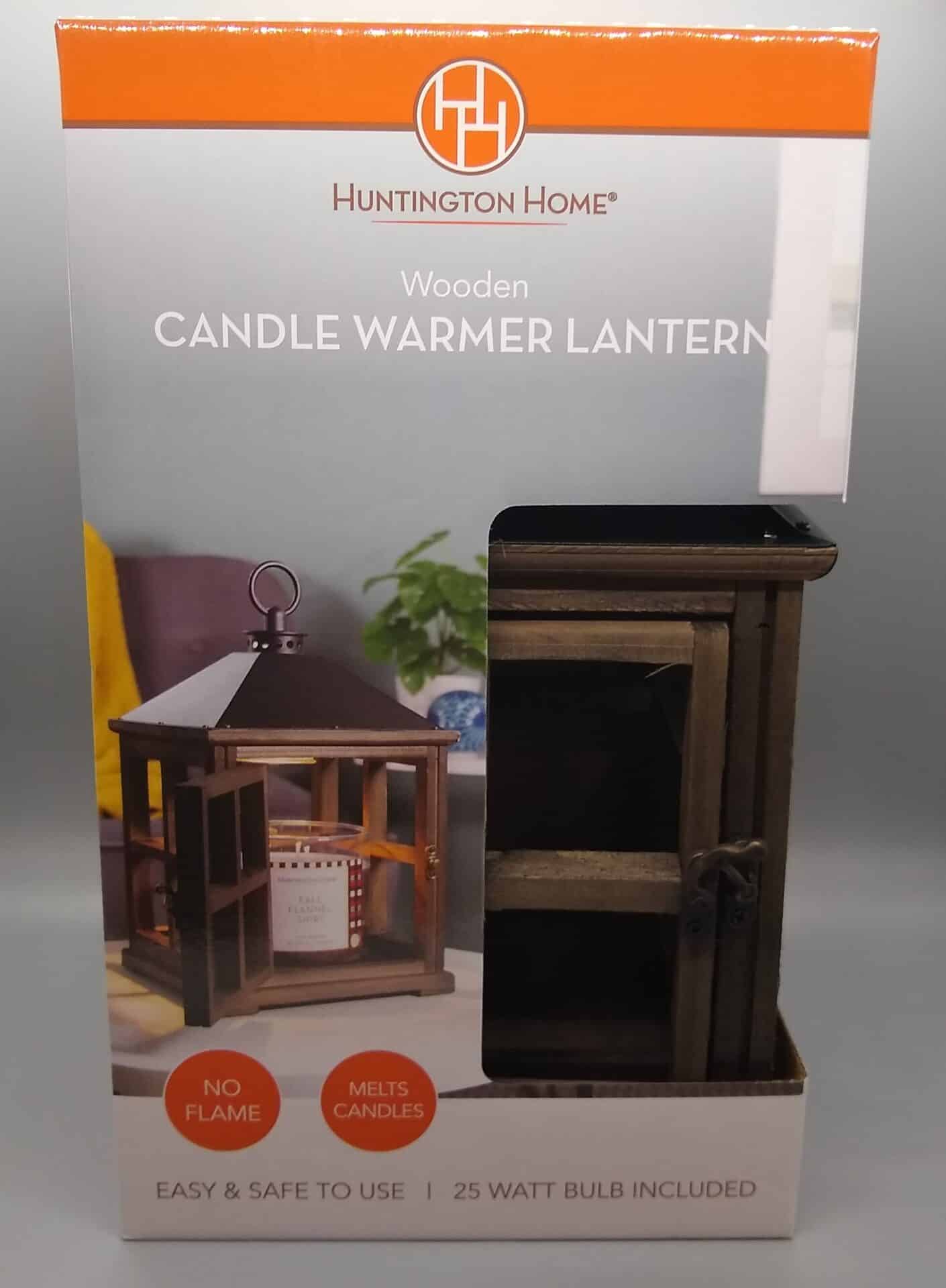 The Huntington Home Wooden Candle Warmer Lantern
