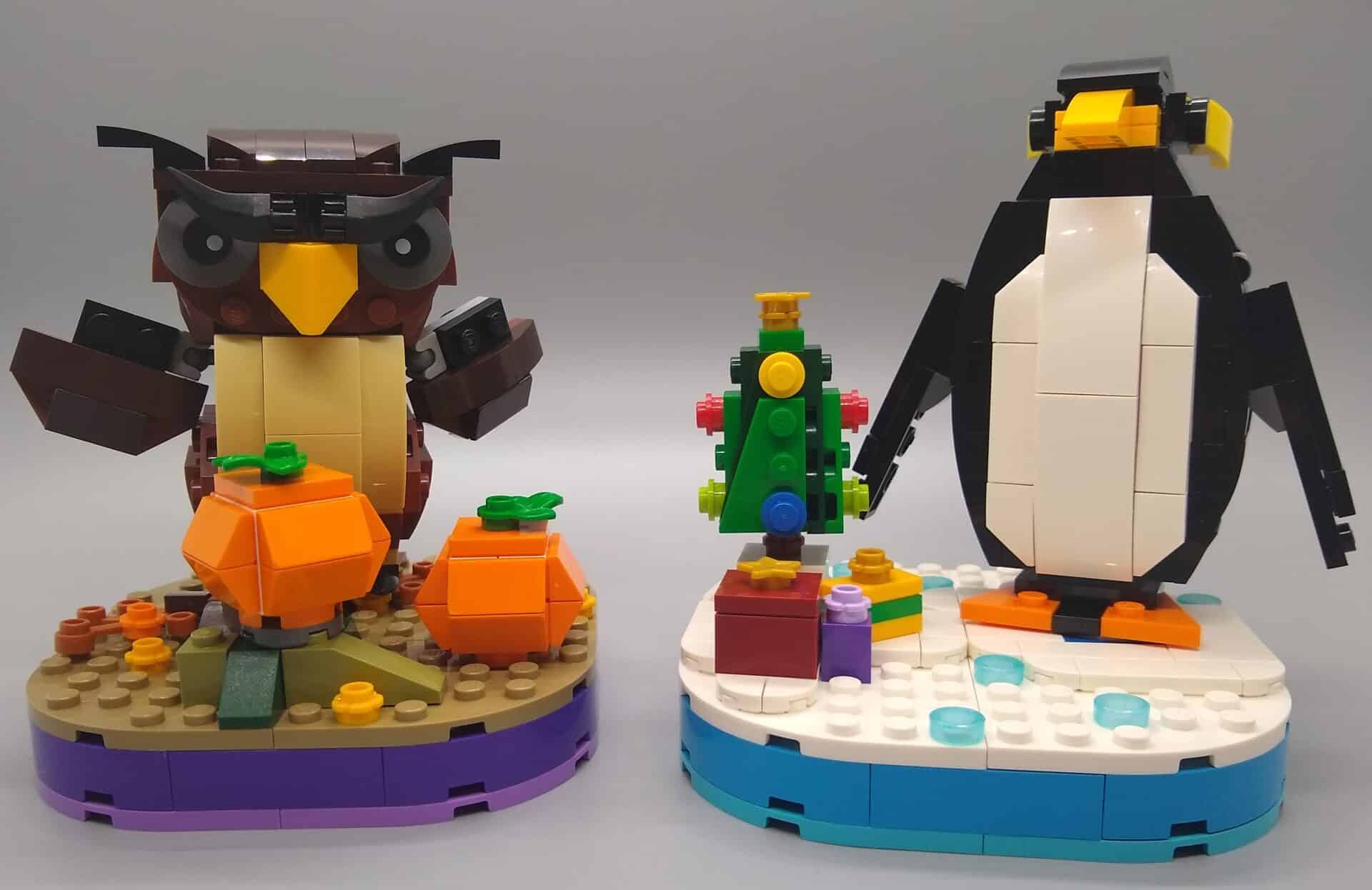 LEGO Owl + LEGO Christmas Penguin | ALDI REVIEWER