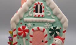 Merry Moments Ceramic Gingerbread House