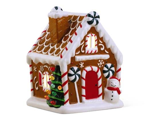 Merry Moments LED Gingerbread House in Brown