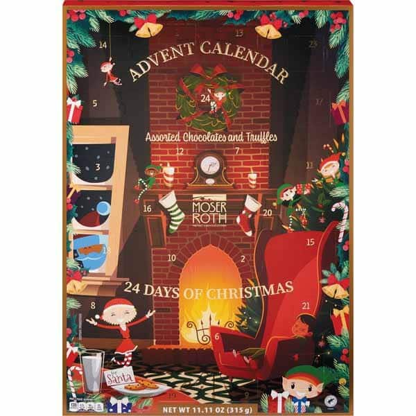 Moser Roth 24-Day Chocolate Truffle Advent Calendar