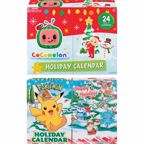 Pokémon or Cocomelon Advent Calendar