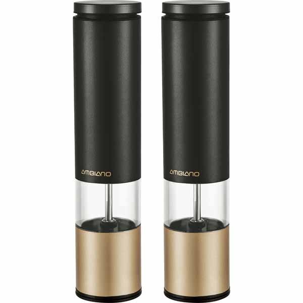 Ambiano Electric Salt and Pepper Mill Set