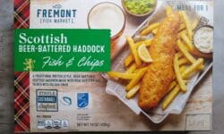Fremont Fish Market Scottish Beer-Battered Haddock Fish and Chips