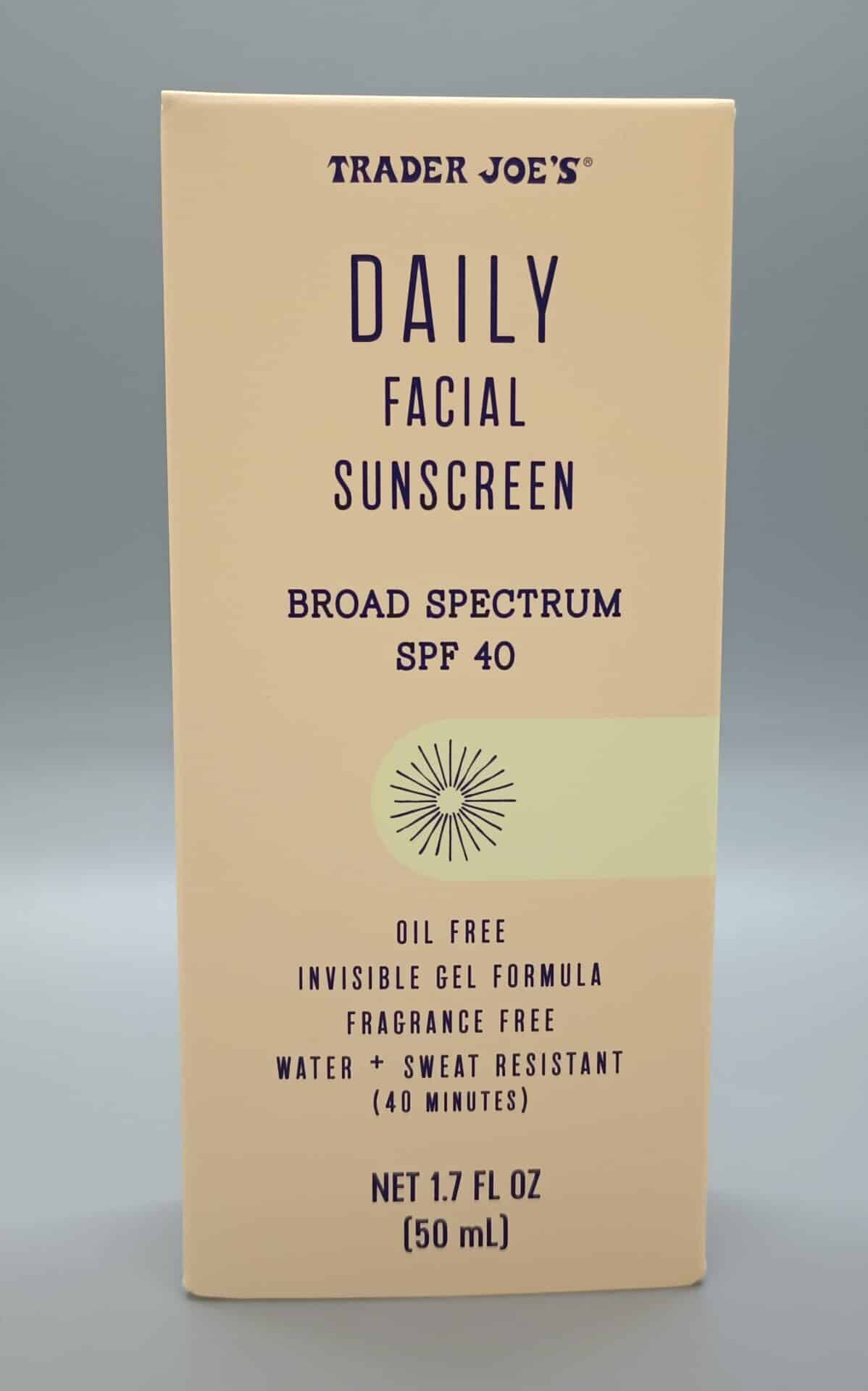 Trader Joe's Daily Facial Sunscreen