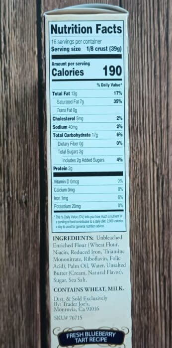 Trader Joe's Pie Crusts