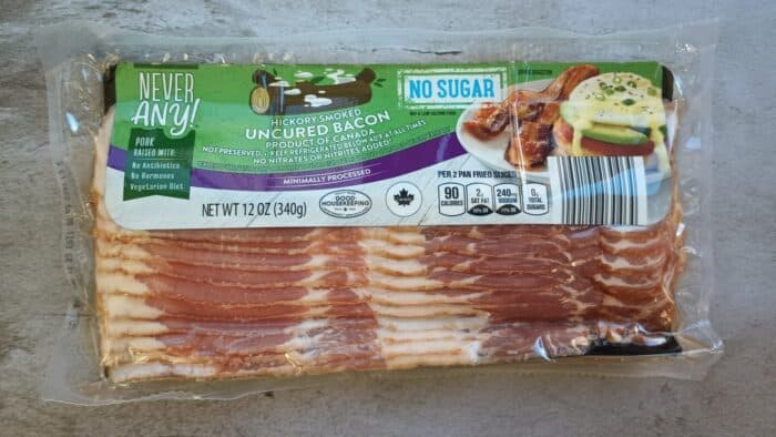 Never Any! Hickory Smoked Uncured Bacon