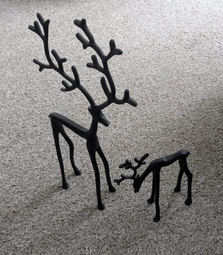 Merry Moments Sculpted Reindeer