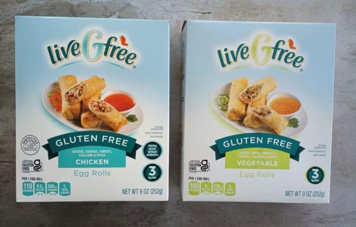 liveGfree Gluten Free Egg Rolls