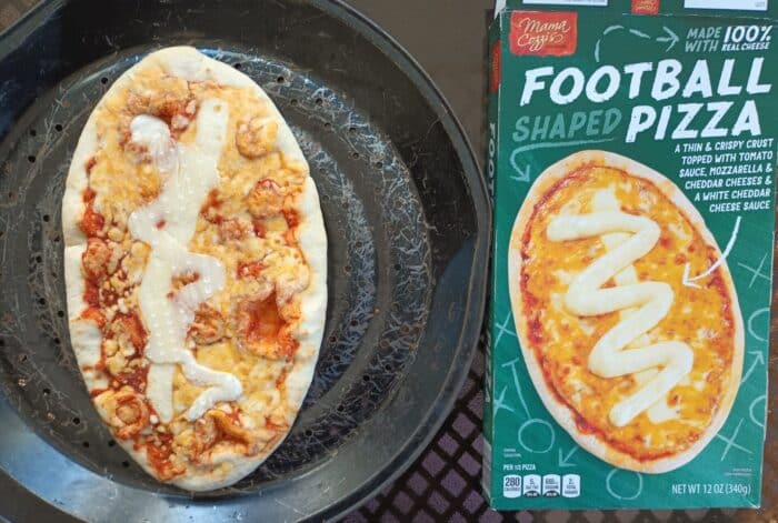 Mama Cozzi's Football Shaped Pizza