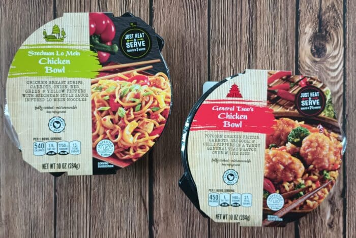 Park Street Deli General Tsao's Chicken Bowl and Park Street Deli Szechuan Lo Mein Chicken Bowl