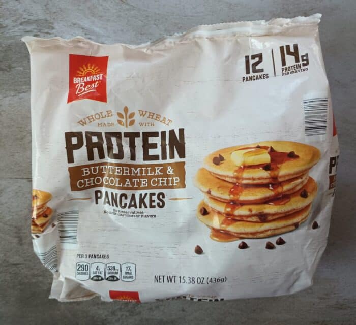 Breakfast Best Protein Buttermilk and Chocolate Chip Pancakes