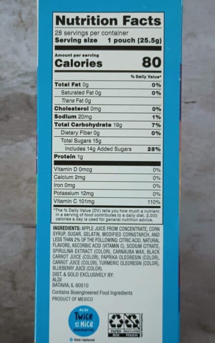 Lunch Buddies Fruit Snacks