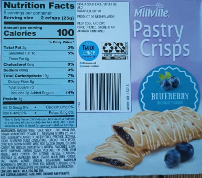 Millville Pastry Crisps