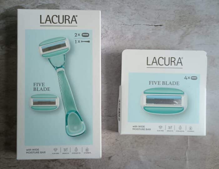 Lacura Five Blade Razor with Wide Moisture Bar