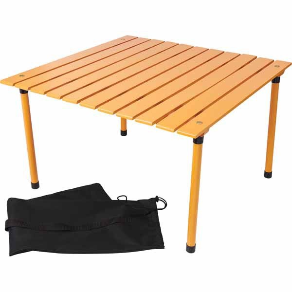 Belavi Wooden Roll Top Portable Table