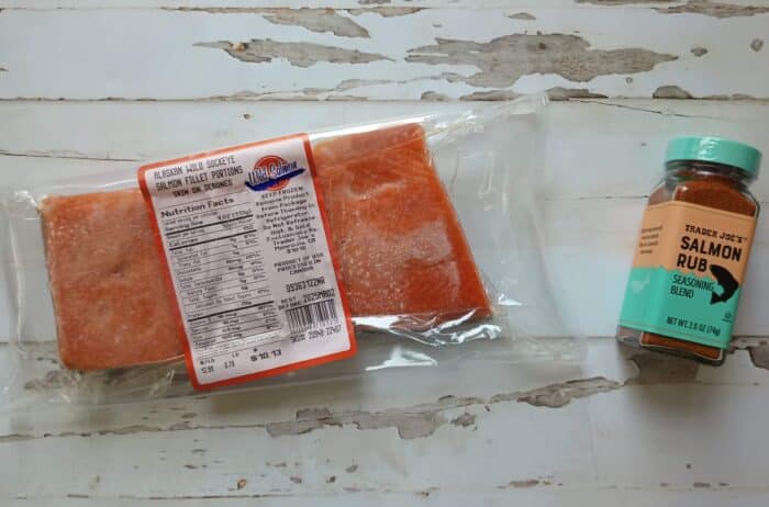 Trader Joe's Salmon + Salmon Rub