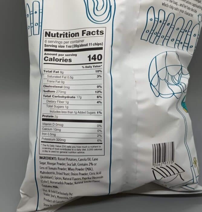 Trader Joe's Patio Potato Chips