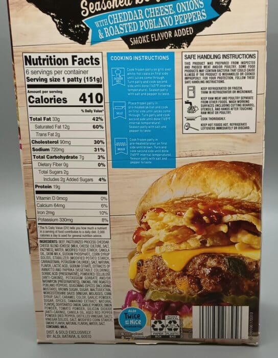 Cattlemen's Ranch Texas Barbecue Seasoned Beef Patties