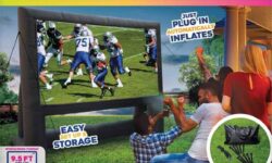 Banzai Inflatable Outdoor Movie Projection Screen