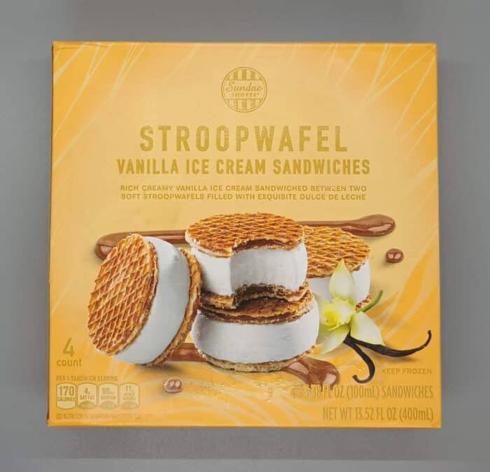 Stroopwafel Vanilla Ice Cream Sandwiches