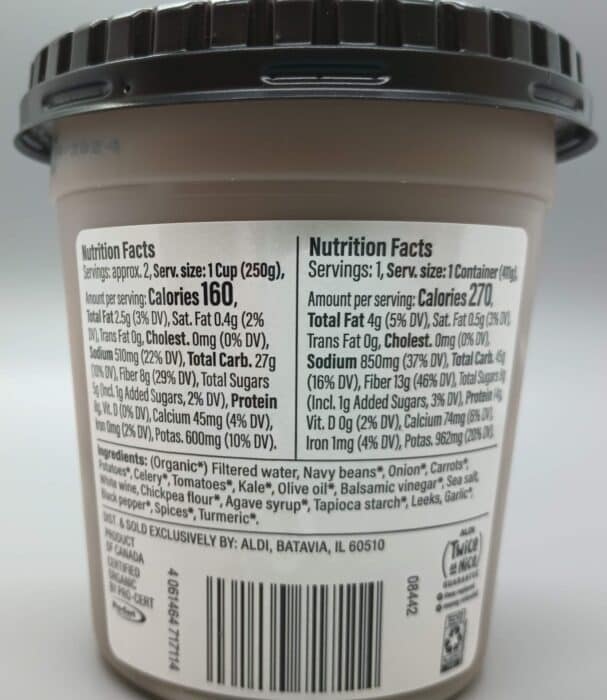 Simply Nature Organic White Bean and Kale Soup