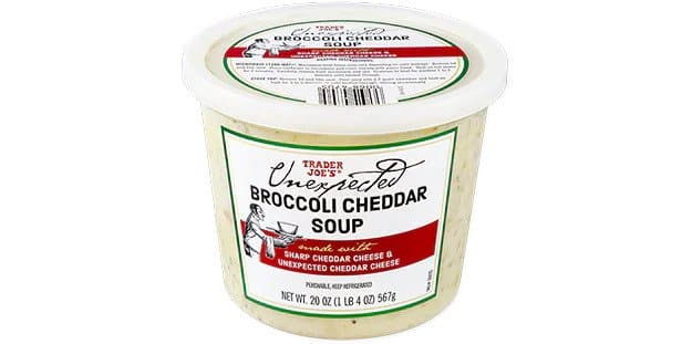 Trader Joe’s Broccoli Cheddar Soup (recall)