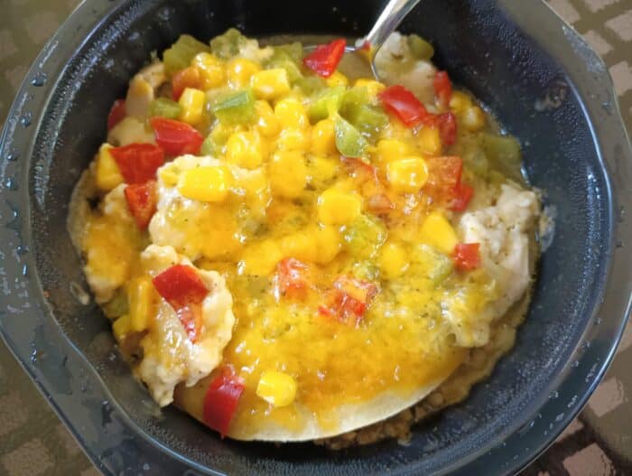 Whole & Simple Salsa Verde Chicken Enchilada Bowls
