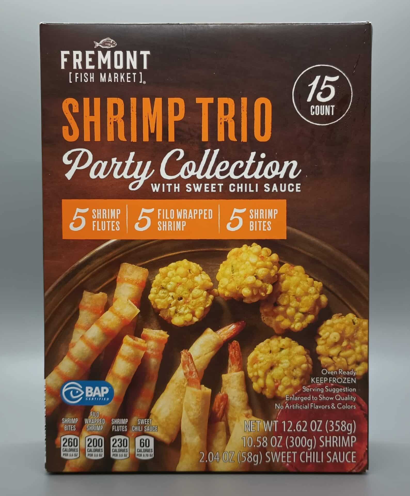 Fremont Fish Market Shrimp Trio Party Collection with Sweet Chili Sauce