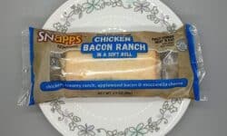 Snapps Appetizers Chicken Bacon Ranch in a Soft Roll