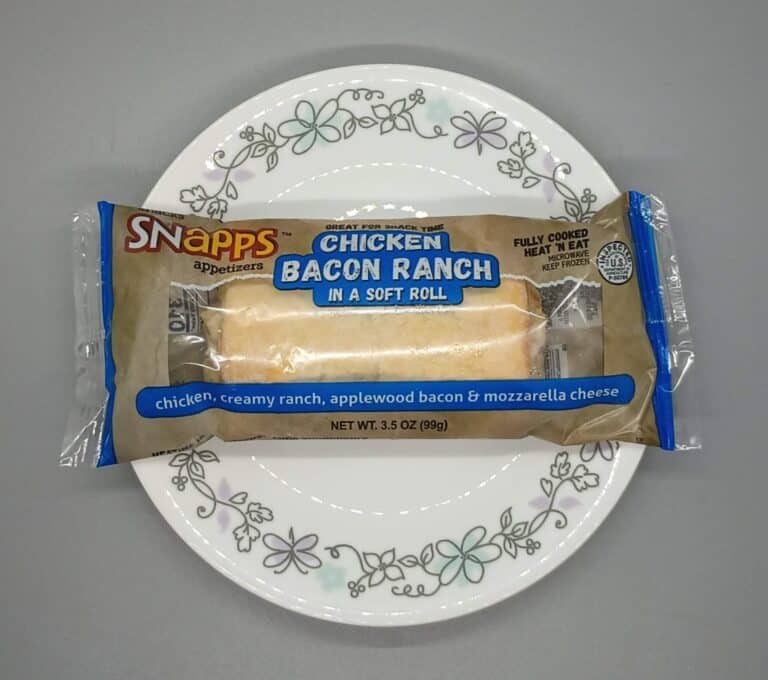 Snapps Appetizers Chicken Bacon Ranch in a Soft Roll