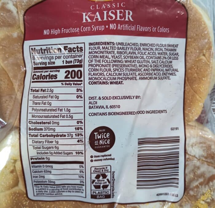 L'Oven Fresh Classic Kaiser Buns