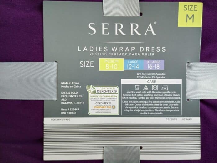 Serra Ladies Wrap Dress