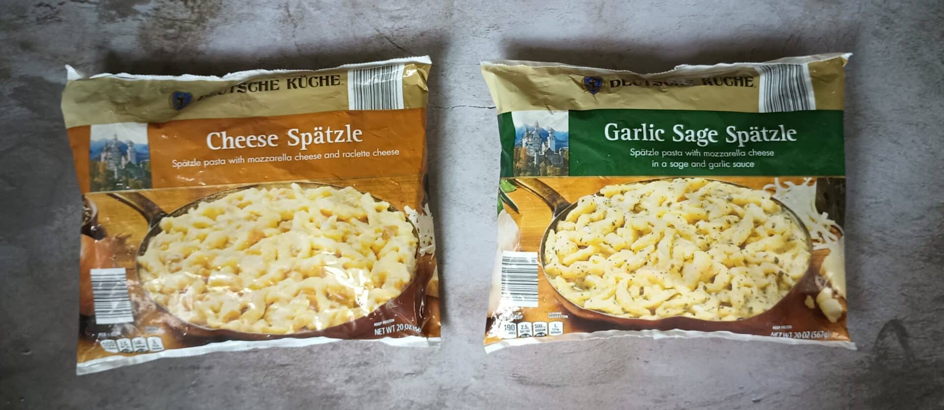 Deutsche Küche Cheese Spaetzle and Deutsche Küche Garlic Sage Spaetzle