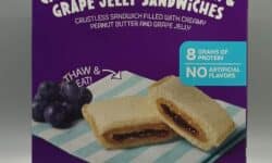 Lunch Buddies Crustless Peanut Butter and Grape Jelly Sandwiches
