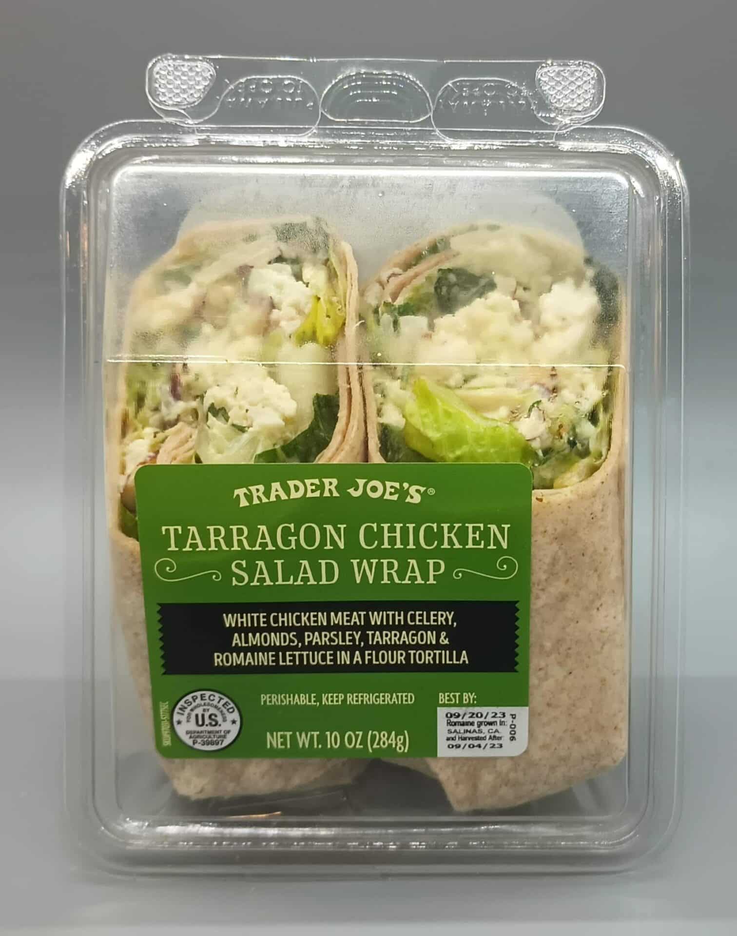 Trader Joe's Tarragon Chicken Salad Wrap