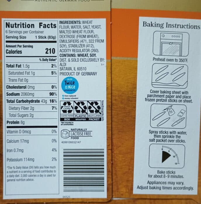 Deutsche Küche Bavarian Soft Pretzel Sticks