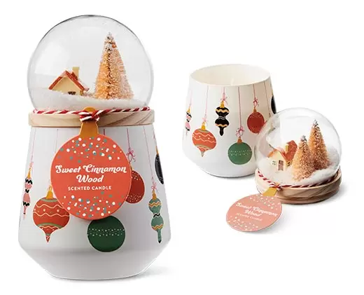 Huntington Home Snow Globe Candle
