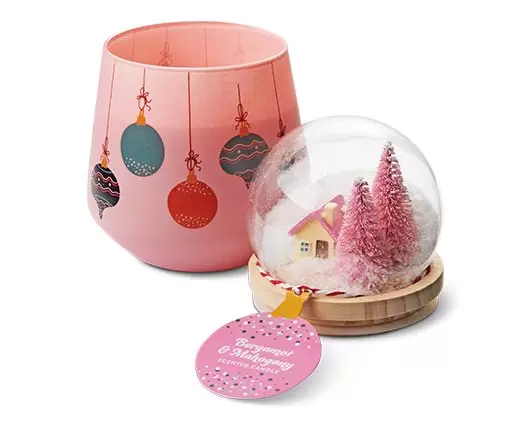 Huntington Home Snow Globe Candle