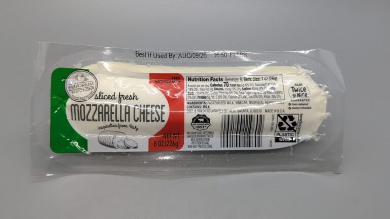 Mozzarella Cheese Pre-Cut Log 1