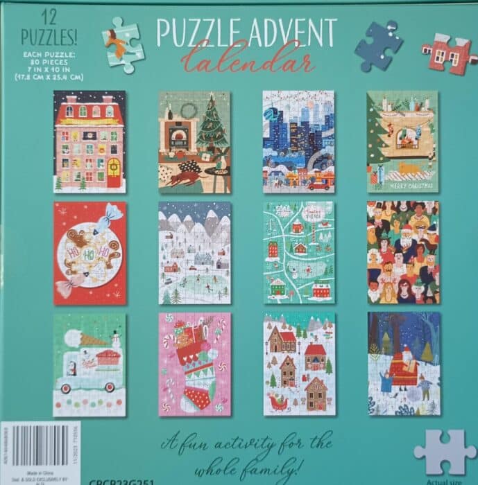 Aldi Puzzle Advent Calendar 2