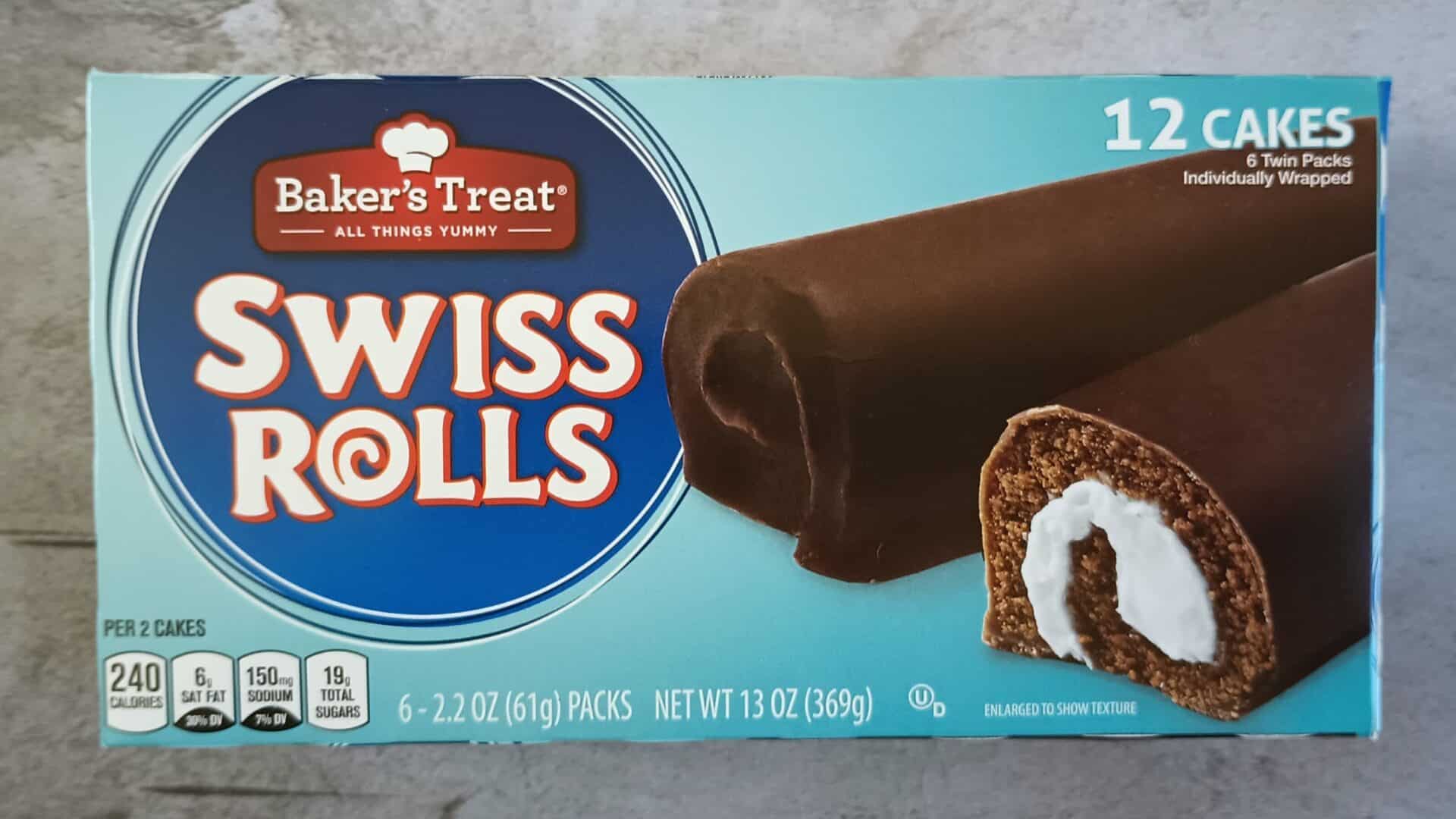 Baker's Treat Swiss Rolls