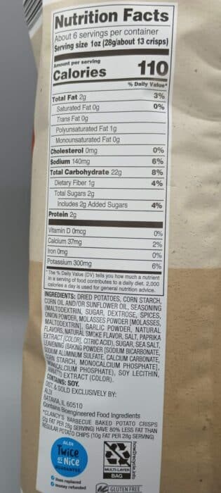 Clancy's Baked Barbecue Flavored Potato Chips (2)