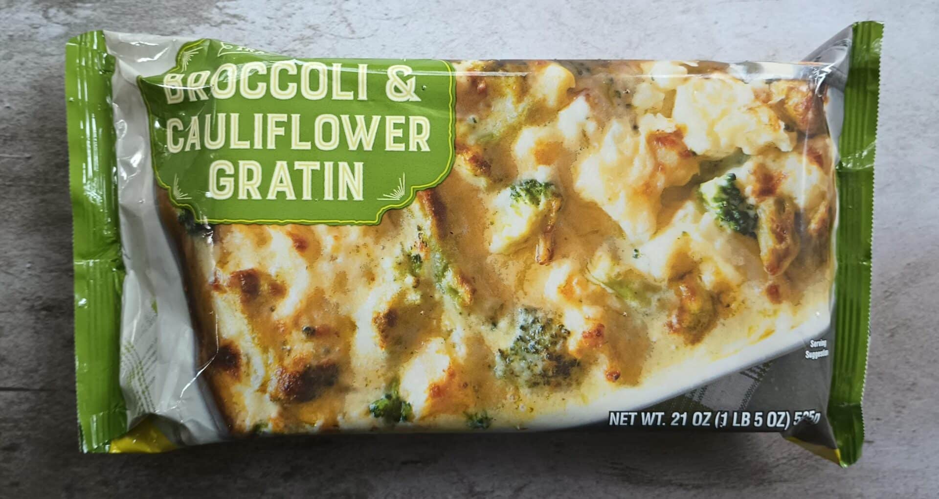 Trader Joe's Broccoli and Cauliflower Gratin