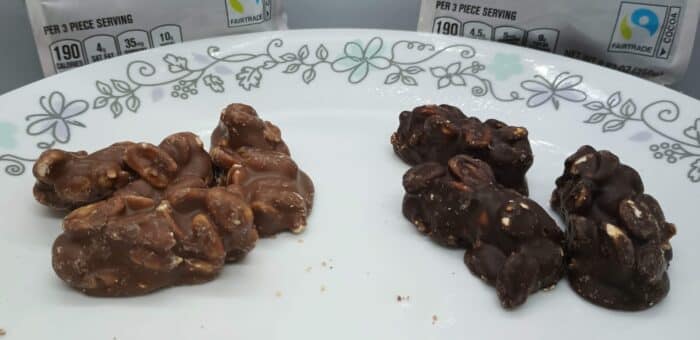 Winternact Erdnussberge Peanut Clusters with Milk or Dark Chocolate