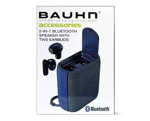 Bauhn 2-in-1 Bluetooth Speaker with TWS Earbuds