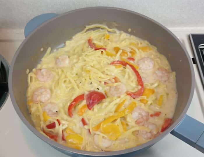 Priano Shrimp Scampi and Linguine