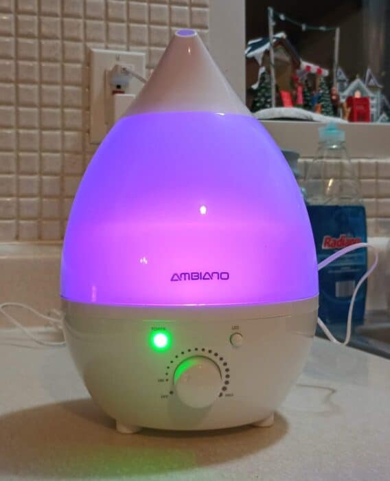 Ambiano LED Ultrasonic Humidifier 