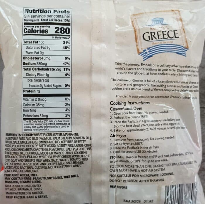 Journey to Greece Greek Style Pastizzi with Cheese and Tomato